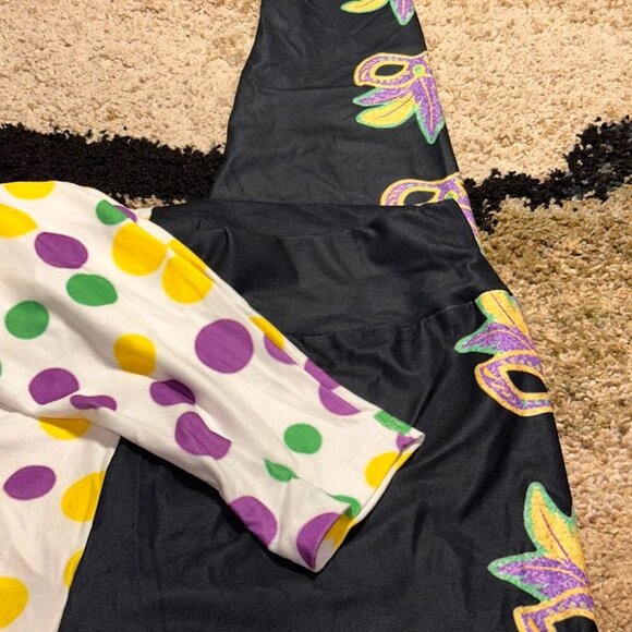 Mardi Gras Pants Unisex XL - Super Soft and Festive!! Celebrate Mardi Gras! NWT - Picture 6 of 6